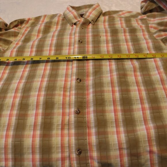 Ariat Men's Plaid Button Down Cotton/Polyester Blend Size Medium - Picture 8 of 16